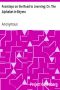 [Gutenberg 10979] • Footsteps on the Road to Learning; Or, The Alphabet in Rhyme